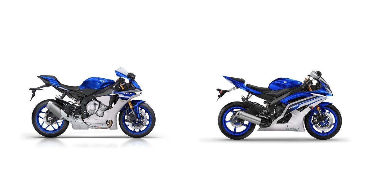 Motorrad Vergleich Yamaha R1 2016 vs. Yamaha YZF-R6 2017