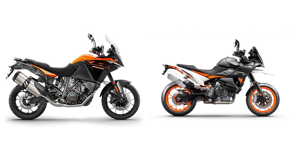 Motorrad Vergleich KTM 1090 Adventure 2018 vs. KTM 890 SMT 2023