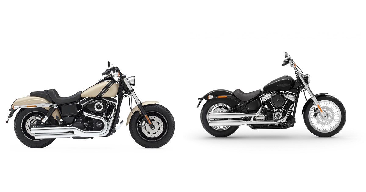 Motorrad Vergleich Harley-Davidson Dyna Fat Bob FXDF 2015 Vs. Harley ...