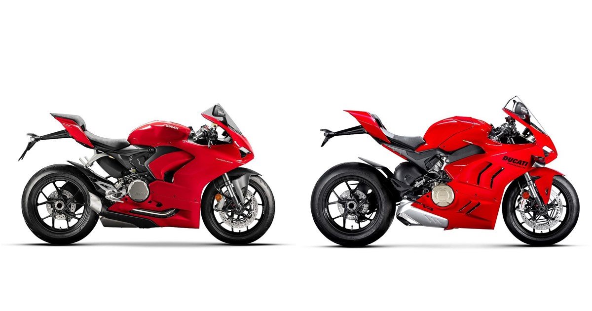 Motorrad Vergleich Ducati Panigale V2 2024 vs. Ducati Panigale V4 2023