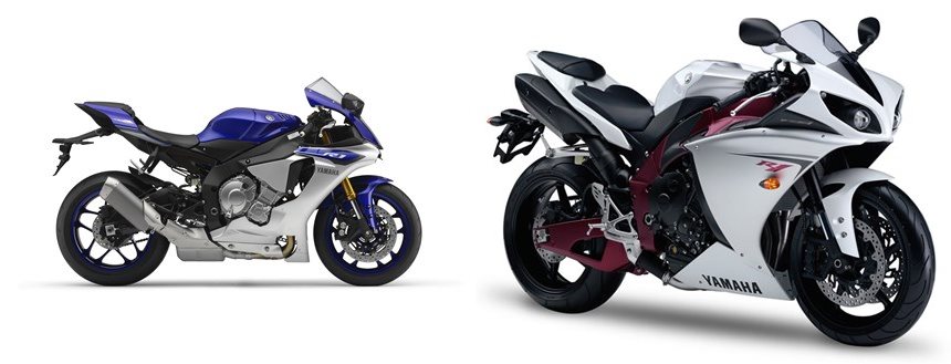 450 Rse Vs R1 Motorrad Vergleich Yamaha R1 2015 vs. Yamaha R1 2009