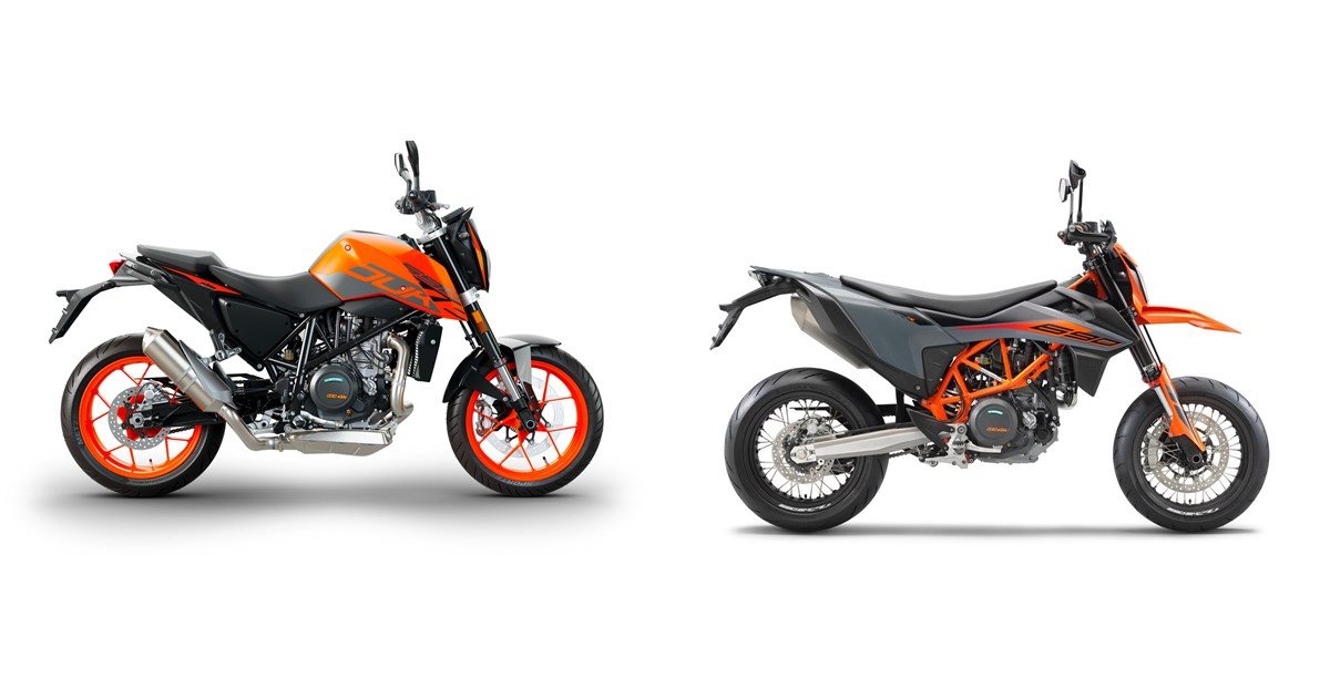 Motorrad Vergleich Ktm 690 Duke 18 Vs Ktm 690 Smc R 21