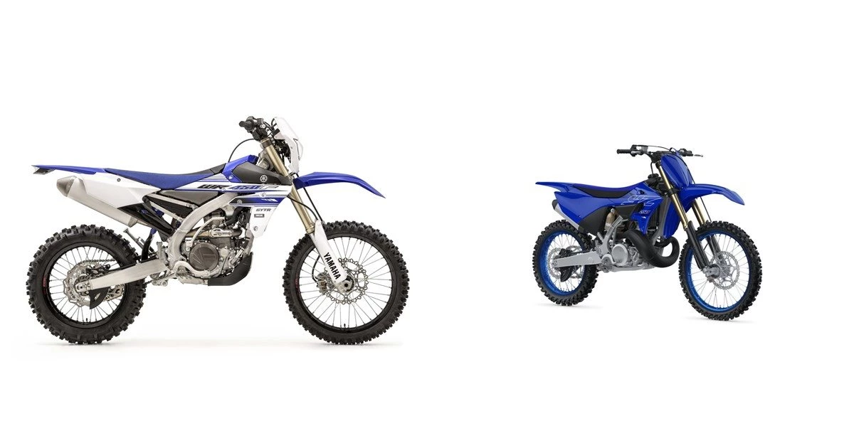 Yamaha WR450F 2017 vs Yamaha YZ250 2022