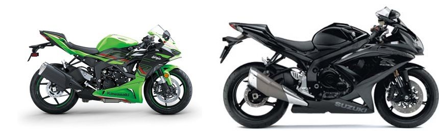 Kawasaki Ninja ZX 6R 2024 vs Suzuki GSX R 600 2009