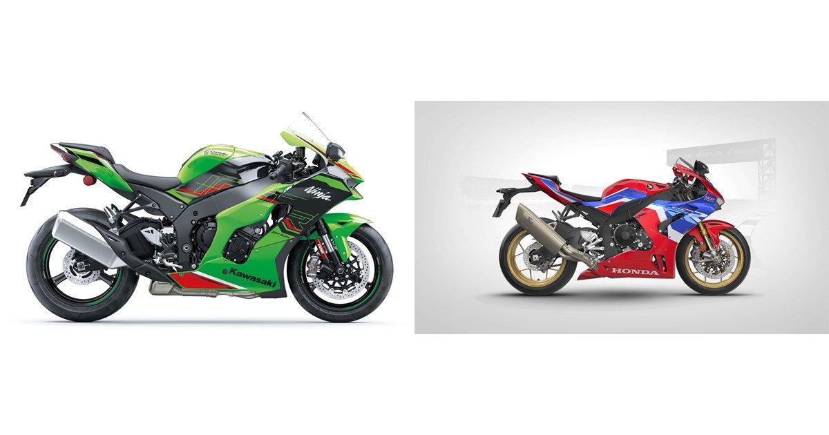 Kawasaki Ninja ZX-10R 2023 vs Honda CBR1000RR-R Fireblade SP 2023