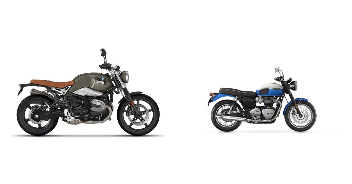 BMW R nineT Scrambler 2023 vs Triumph Bonneville T120 2023