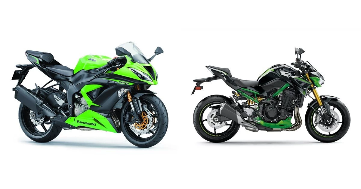 Kawasaki Ninja ZX-6R 636 2013 vs Kawasaki Z900 SE 2022