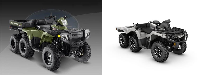 Polaris Sportsman 500 Big Boss 6x6 2009 vs Polaris Sportsman 6x6 Polaris Sportsman 500 Big Boss 6x6 2009 vs Polaris Sportsman 6x6
