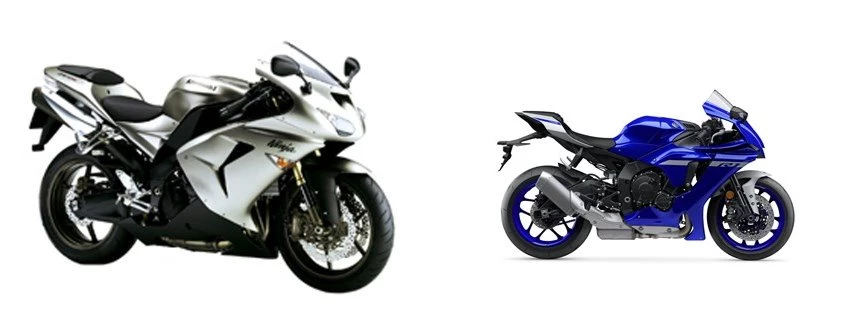 Kawasaki Ninja ZX-10R 2006 vs Yamaha R1 2021
