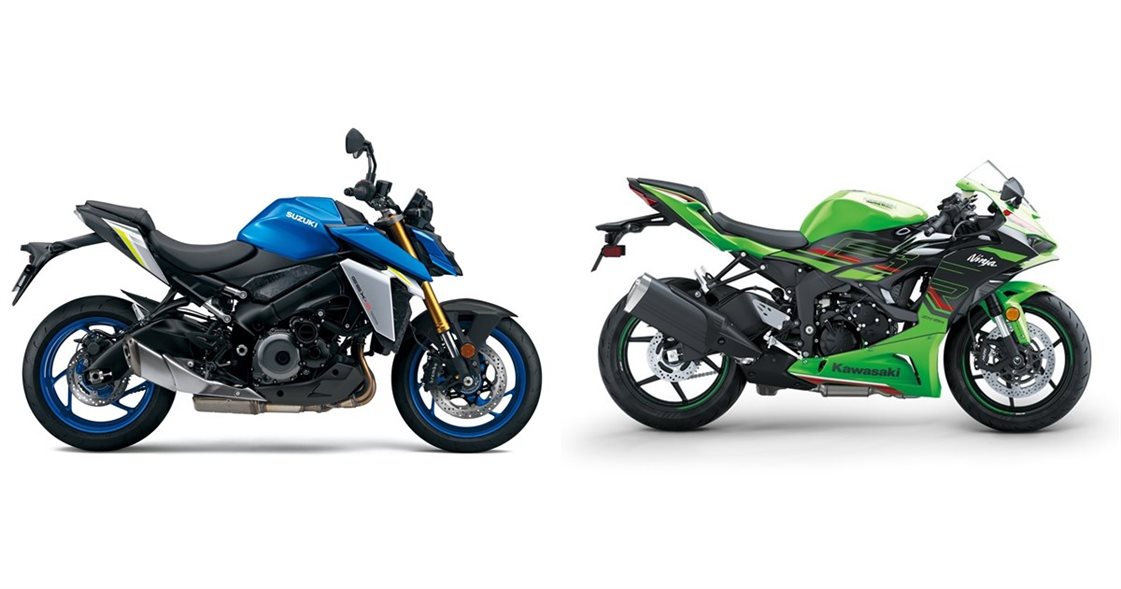 Suzuki GSX-S1000 2022 vs Kawasaki Ninja ZX-6R 2024
