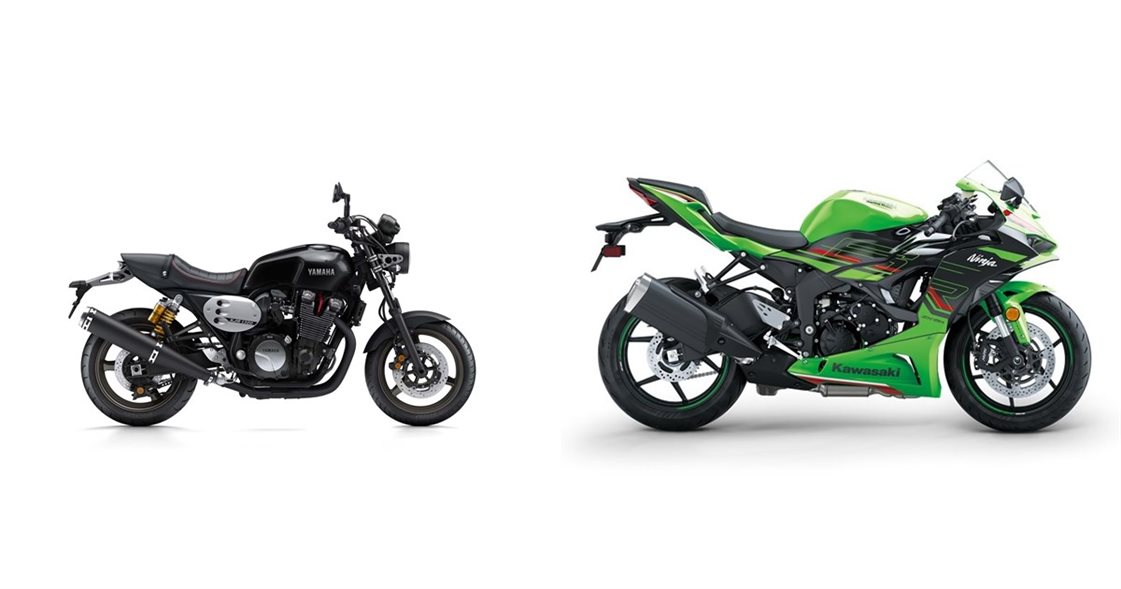 Yamaha XJR 1300 2017 vs Kawasaki Ninja ZX-6R 2024
