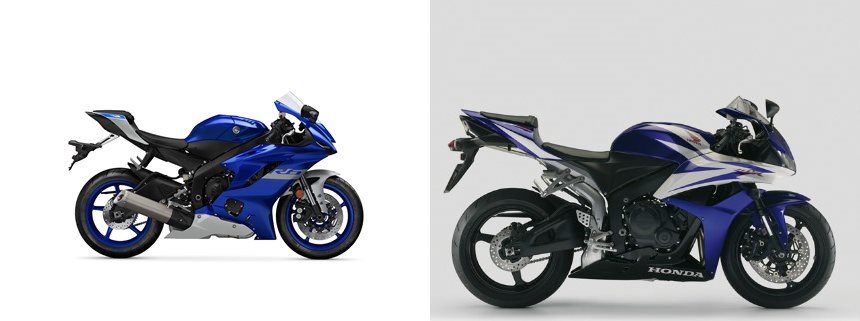 Yamaha YZF-R6 2020 vs Honda CBR600RR 2007