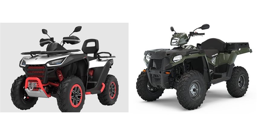 Motorrad Vergleich Segway Snarler AT6 L 2022 vs. Polaris Sportsman X2 ...