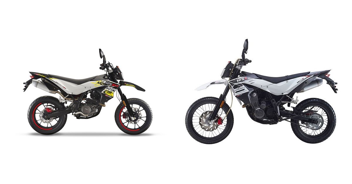 Tr125 Motorrad Vergleich KSR Moto TR 125 SM 2021 vs. KSR Moto TR 125 X 2020