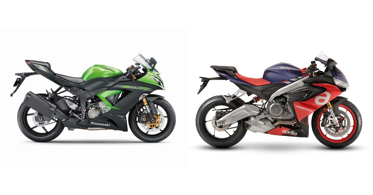 Aprilia RS 660 VS Kawasaki Ninja ZX 6R Comparison - YouTube