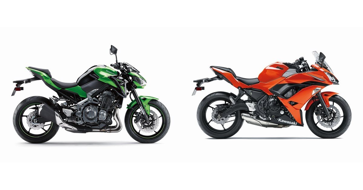Z900 Z650ABS NINJA650 2017～ スタンド プレート　黒（代引き不可） TESTED: 2017 Kawasaki Z650 ABS vs Kawasaki ER6N -