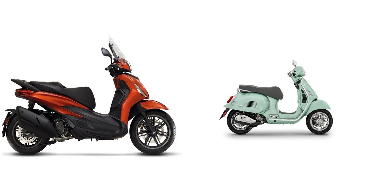 Motorrad Vergleich Piaggio Beverly 400 S 2021 Vs Vespa Gts 300 2023