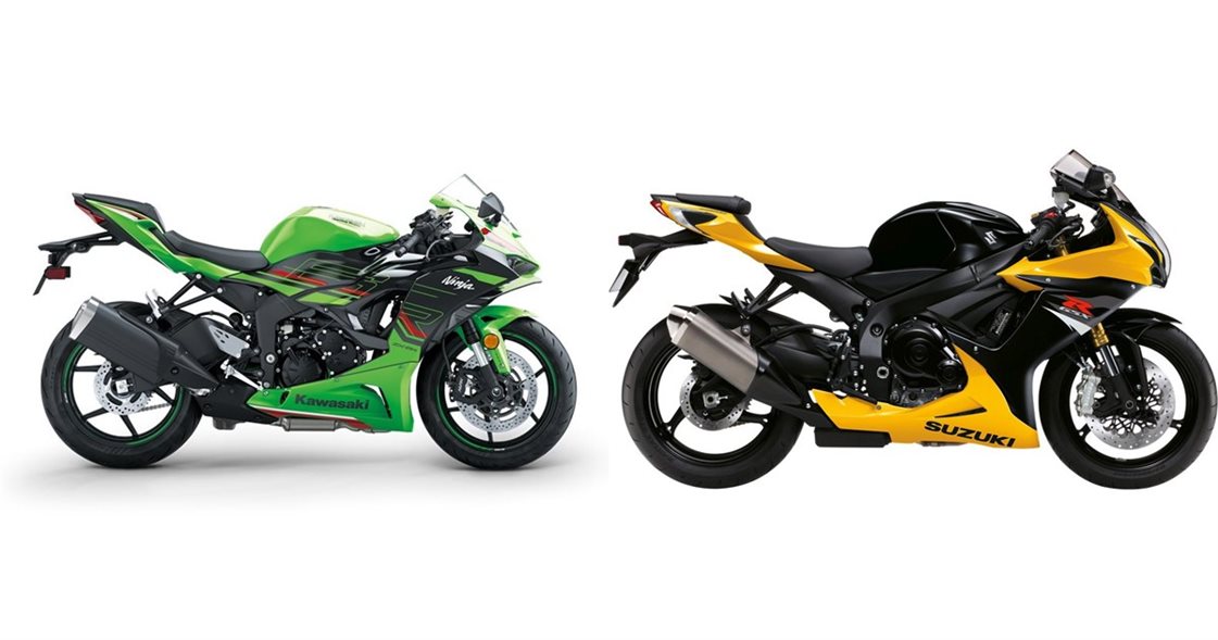Kawasaki Ninja ZX-6R 2024 vs Suzuki GSX-R 750 2017