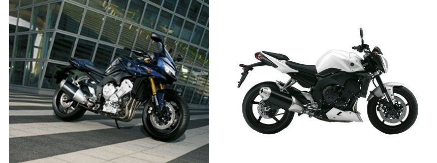 Motorrad Vergleich Yamaha FZ1 Fazer 2006 vs. Yamaha FZ1 2008