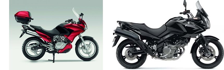 Honda varadero vs suzuki shop v strom