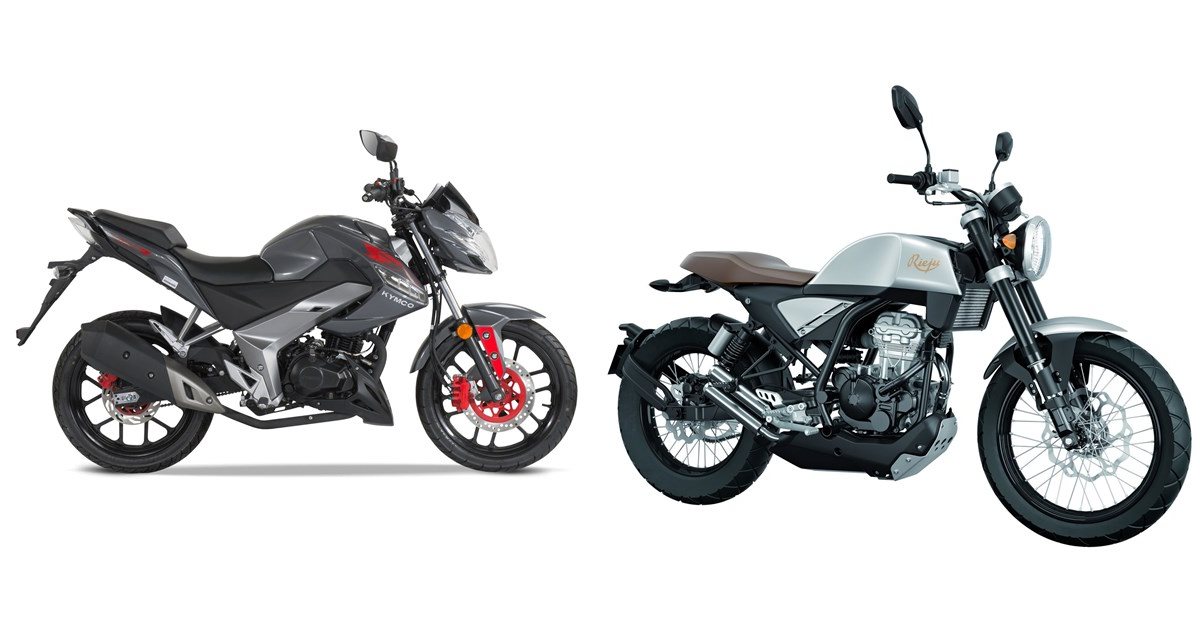 Motorrad Vergleich Kymco Visar 125i 2020 vs. Rieju Scrambler 125 2020