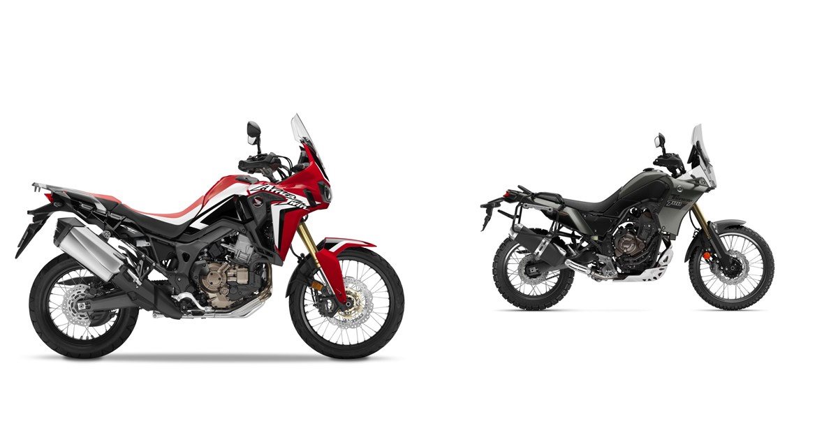 Honda CRF1000L Africa Twin 2017 vs Yamaha Tenere 700 Explore Edition 2023