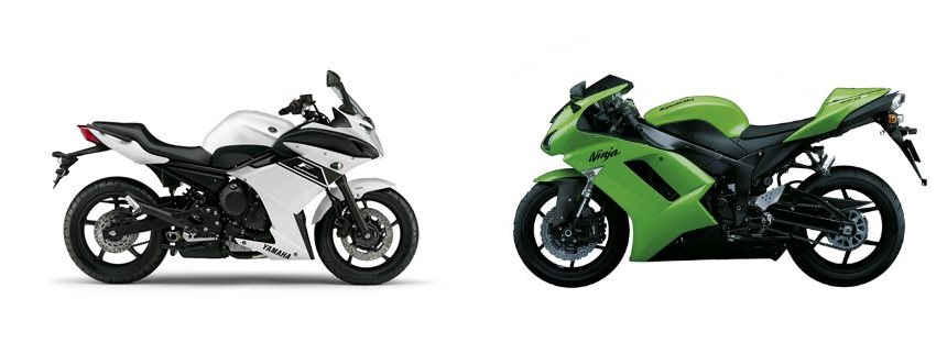 Yamaha XJ6 Diversion F ABS 2016 vs Kawasaki Ninja ZX-6R 2007