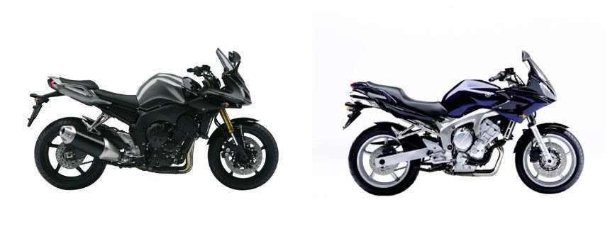 Motorrad Vergleich Yamaha FZ1 Fazer 2008 vs. Yamaha FZ6 Fazer 2006