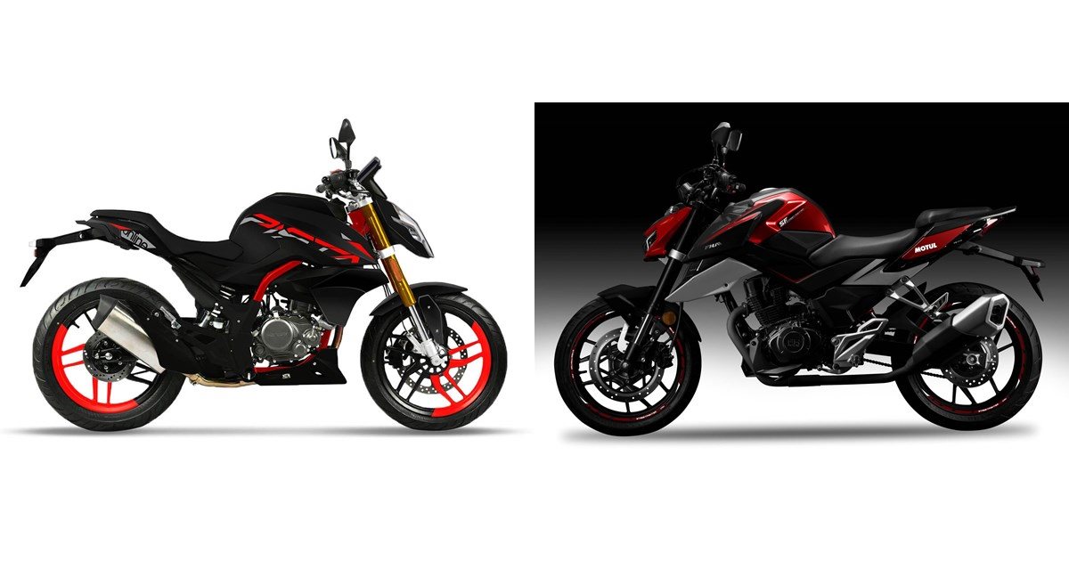 Motorrad Vergleich Online Pista 125 Abs 21 Vs Fk Motors Fk 12 Sf Street Fighter 19