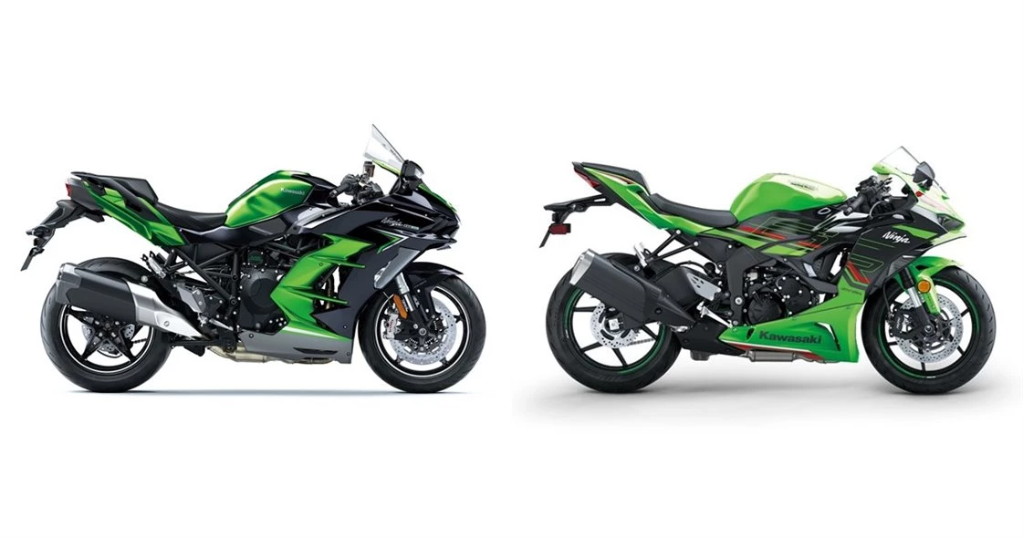 Kawasaki Ninja H2 SX SE 2022 vs Kawasaki Ninja ZX-6R 2024