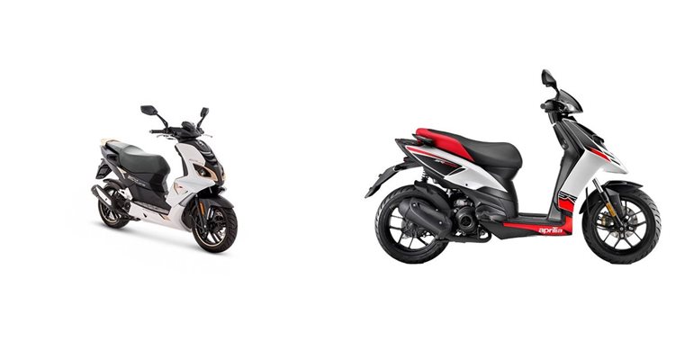 Motorrad Vergleich Peugeot Speedfight 4 50 Sportline 2021 Vs Aprilia