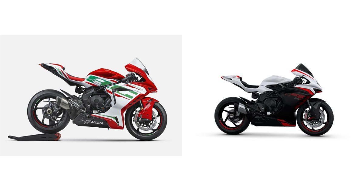 F3 Rgv Comparaison des motos MV Agusta F3 RC 2022 VS. MV Agusta F3 RR 2023
