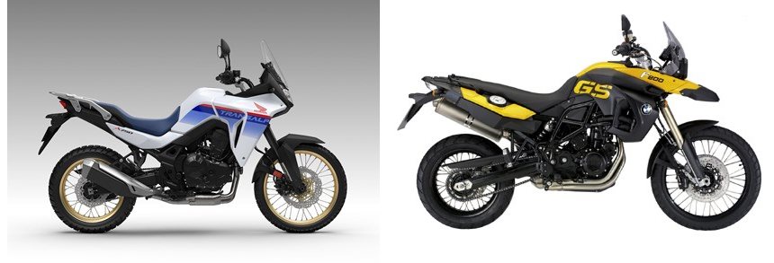 Motorrad Vergleich Honda XL750 Transalp 2023 vs. BMW F 800 GS 2008