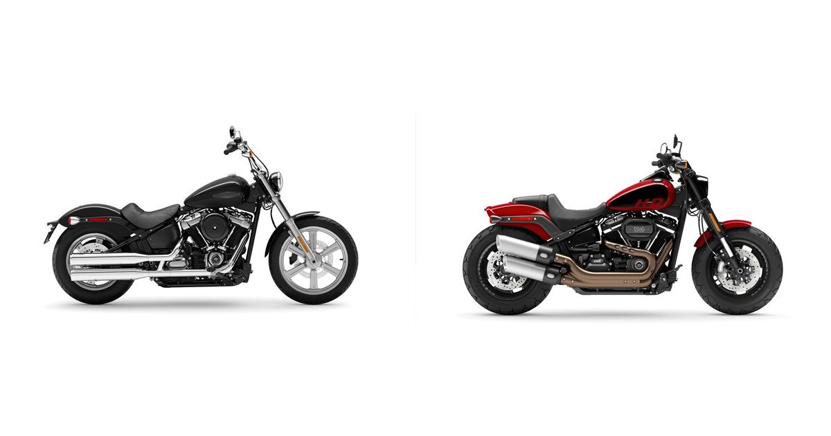 Motorrad Vergleich Harley-Davidson Softail Standard FXST 2023 vs ...