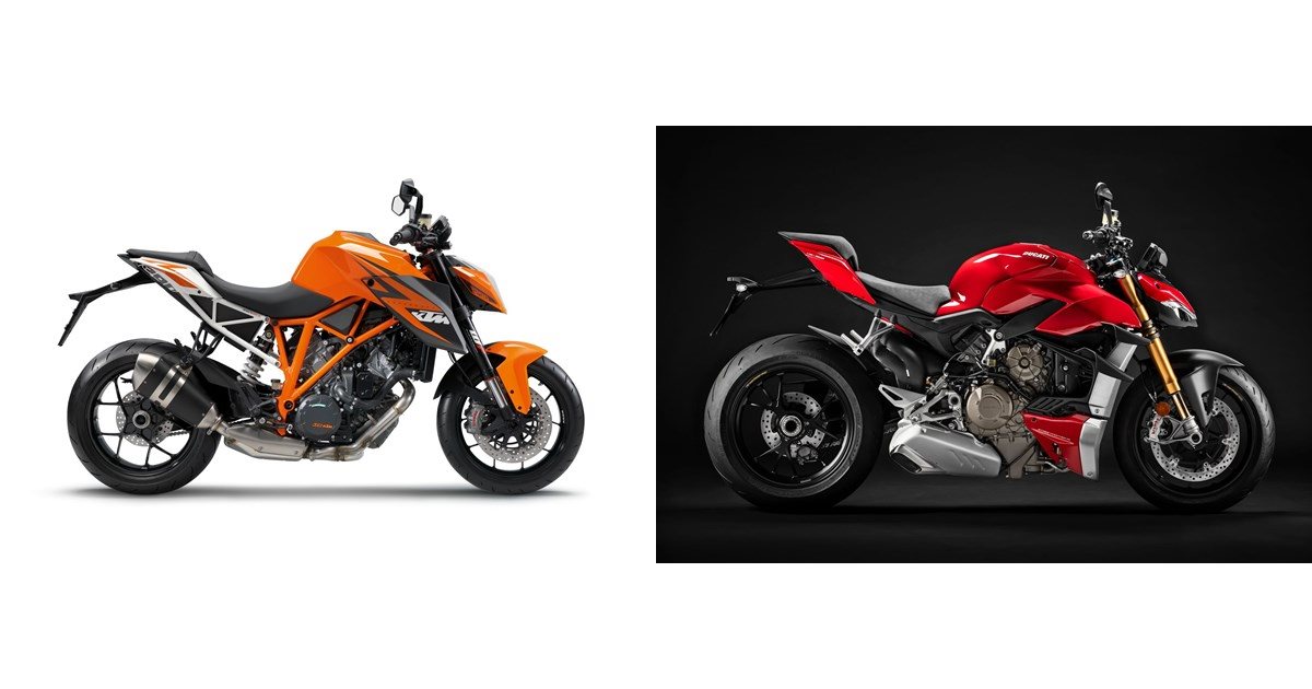 Ducati streetfighter v4 vs on sale ktm super duke r