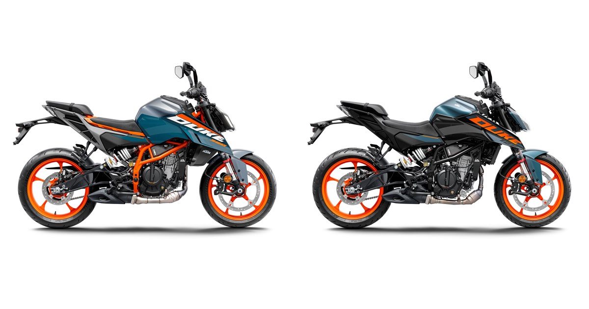 Motorrad Vergleich KTM 390 Duke 2024 vs. KTM 125 Duke 2024