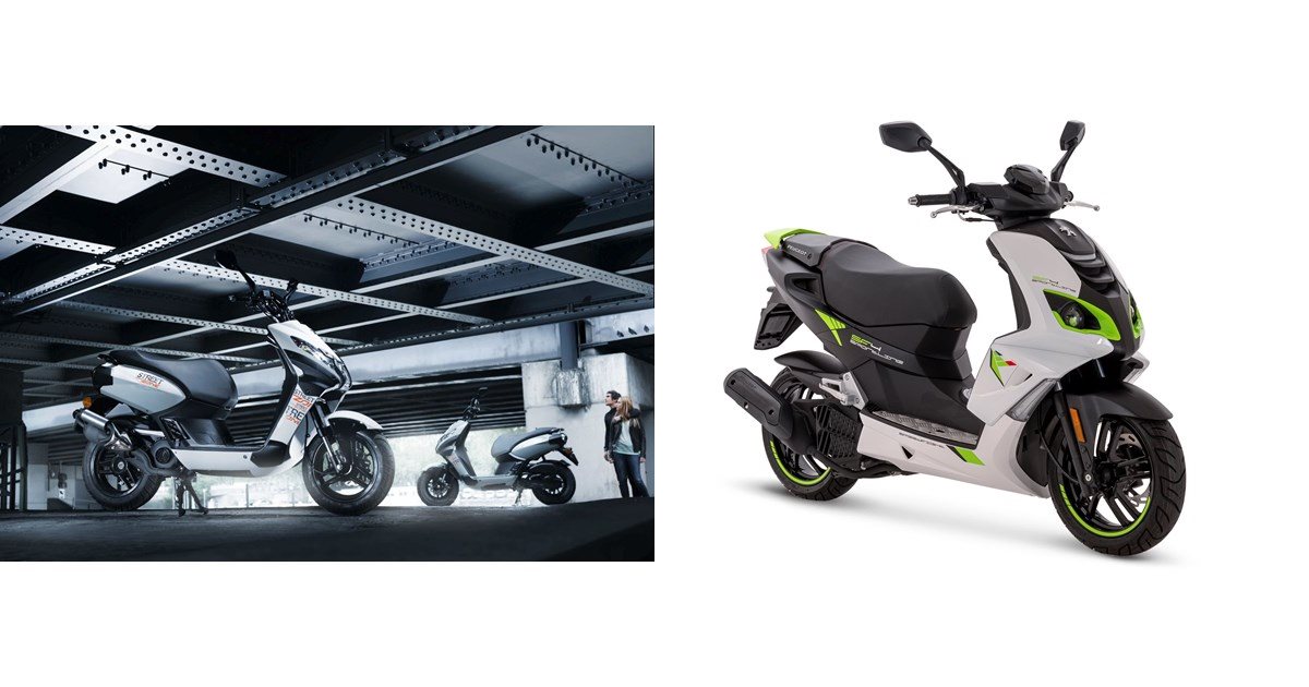 Motorrad Vergleich Peugeot Streetzone Naked Vs Peugeot Speedfight T