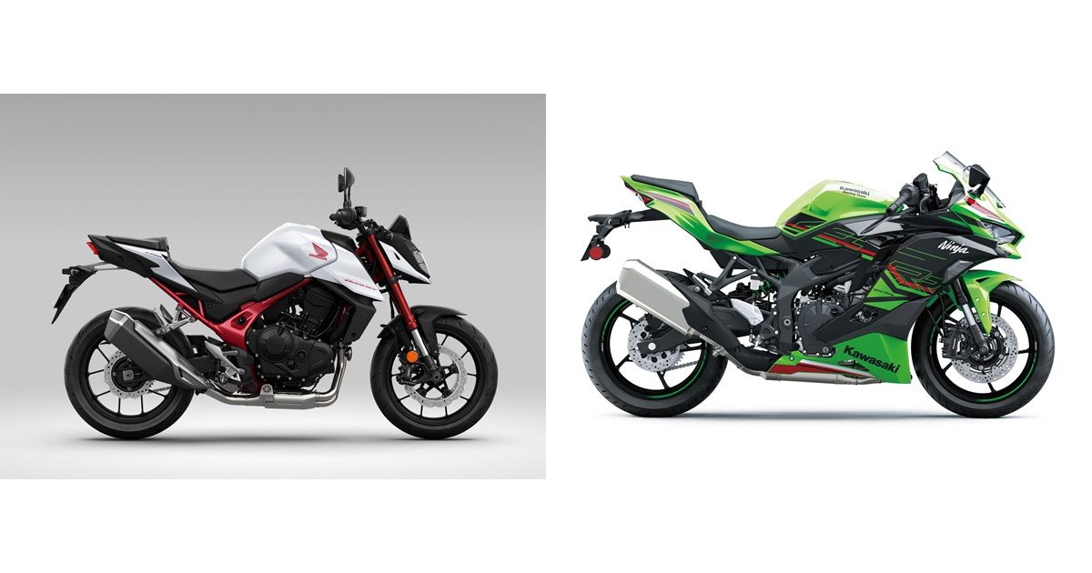 Honda CB750 Hornet 2023 vs Kawasaki Ninja ZX-4RR 2024