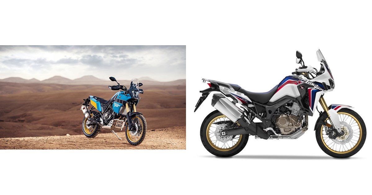 Motorrad Vergleich Yamaha Tenere 700 Rally Edition 2020 vs. Honda CRF1000L Africa Twin 2016