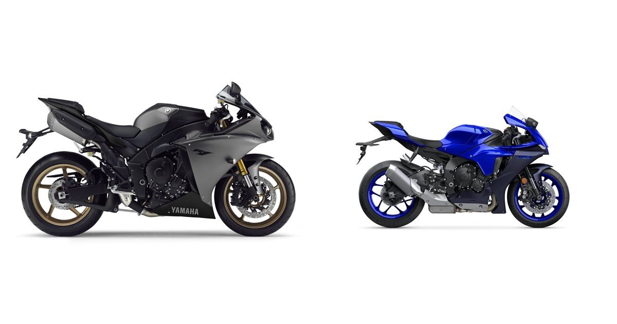R&b Vs R1 Motorrad Vergleich Yamaha R1 2014 vs. Yamaha R1 2023