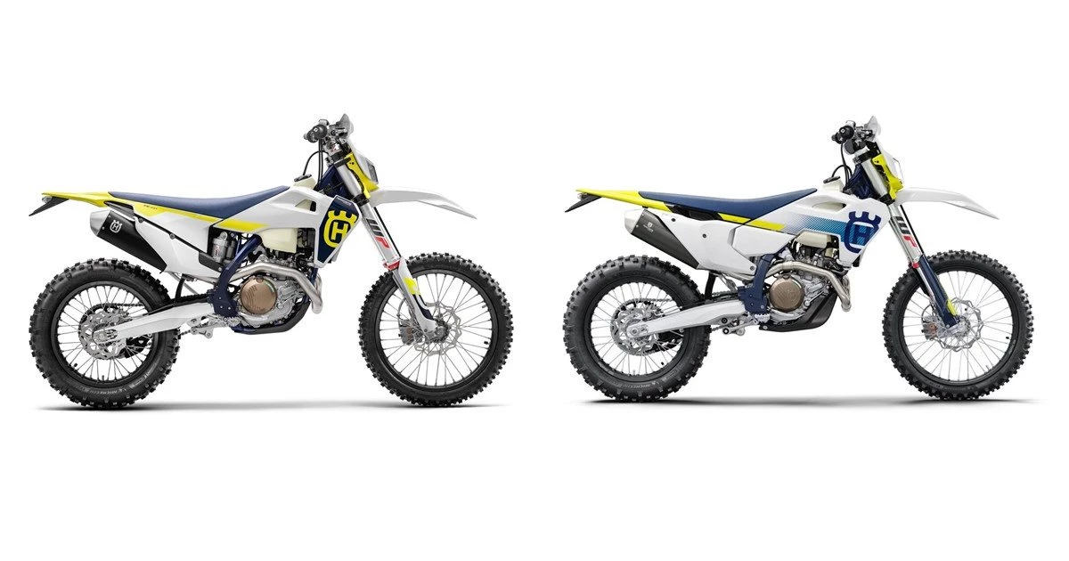 Motorrad Vergleich Husqvarna FE 450 2023 vs. Husqvarna FE 450 2024