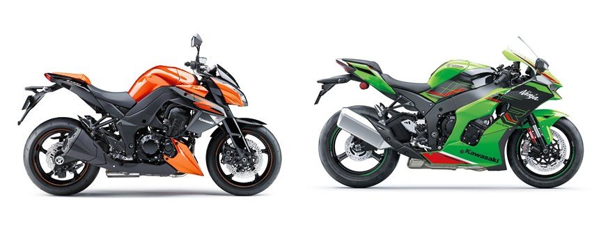 Kawasaki Z1000 2012 vs Kawasaki Ninja ZX-10R 2023