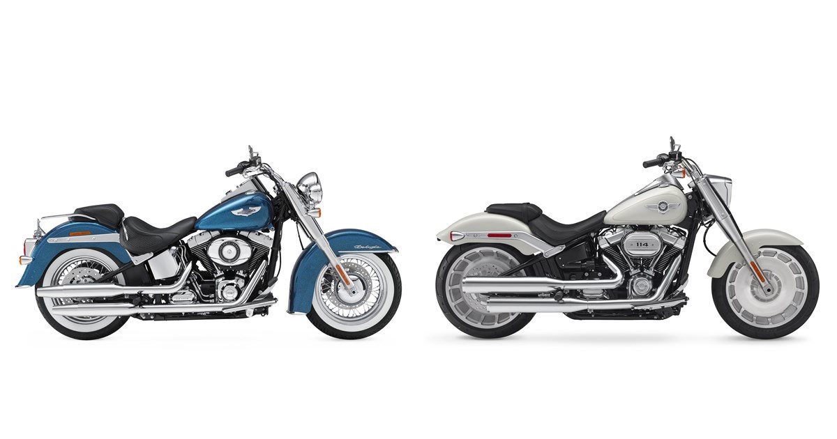 Harley Davidson Softail Deluxe FLSTN 2016 vs Harley Davidson Softail Fat Boy 114 FLFBS 2018