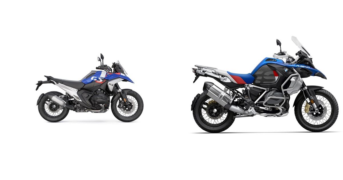 Motorrad Vergleich BMW R 1300 GS 2024 vs. BMW R 1250 GS Adventure 2024