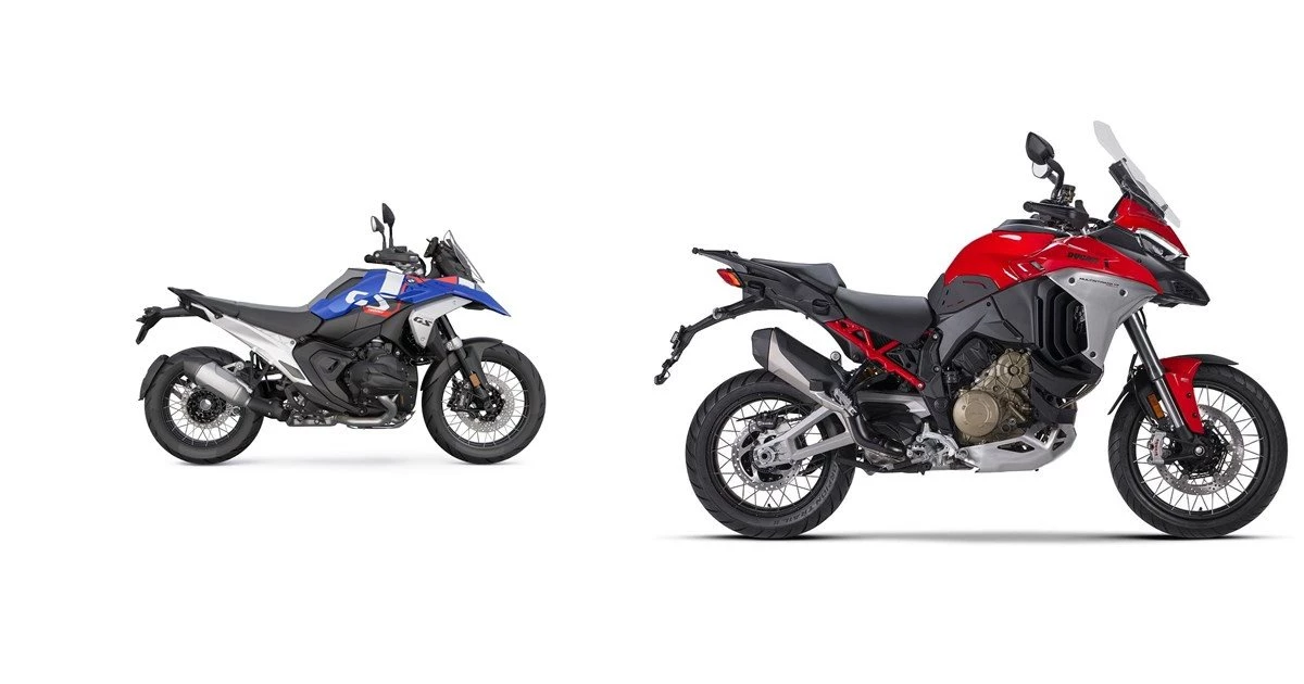 BMW R 1300 GS 2024 vs Ducati Multistrada V4 Rally 2023