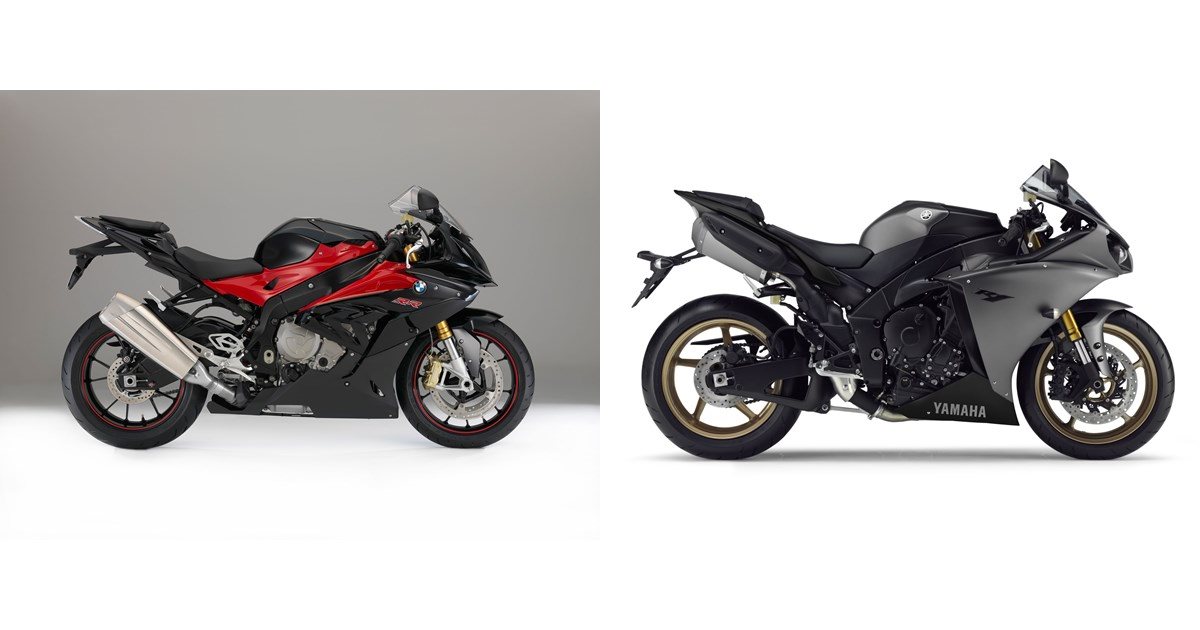 Motorrad Vergleich BMW S 1000 RR 2016 vs. Yamaha R1 2014