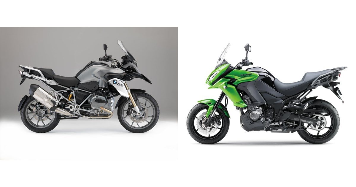 Motorrad Vergleich BMW R 1200 GS 2015 vs. Kawasaki Versys 1000 2016
