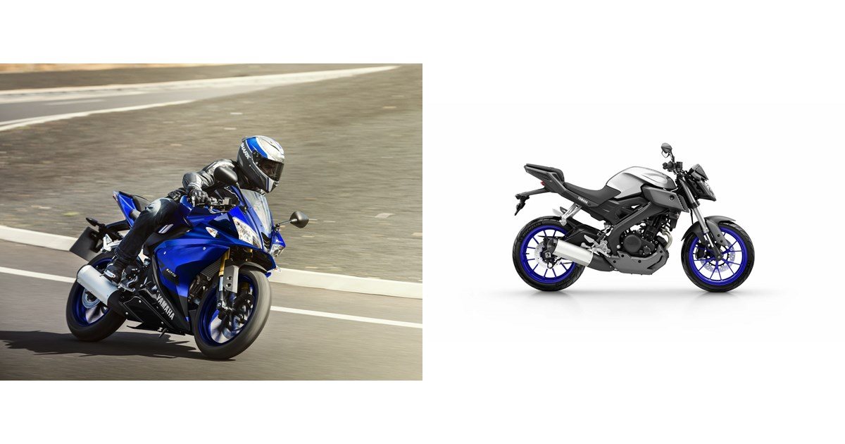 Mt R125 Motorrad Vergleich Yamaha R125 2018 vs. Yamaha MT-125 2016