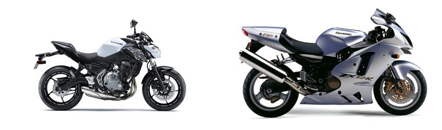Kawasaki Z650 2019 vs Kawasaki ZRX 1200 R 2005