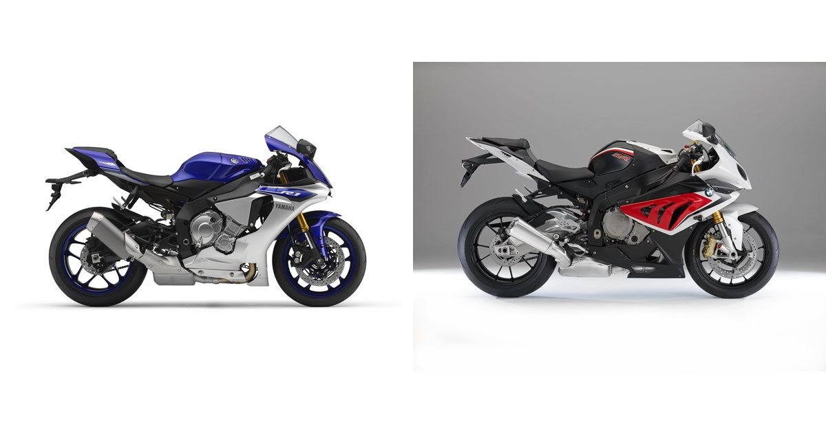 Motorrad Vergleich Yamaha R1 2015 vs. BMW S 1000 RR 2014